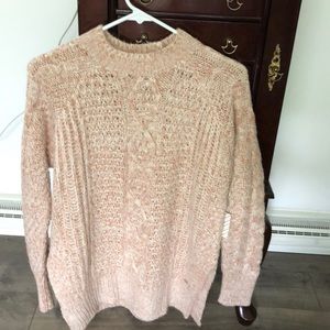 Rust & cream colored sweater from Forever 21. S